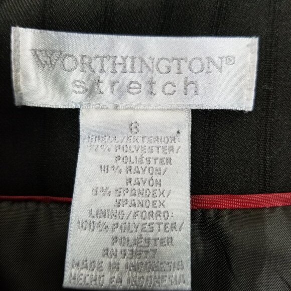 WORTHINGTON STRETCH PIN STRIPPED JACKET - Picture 3 of 3